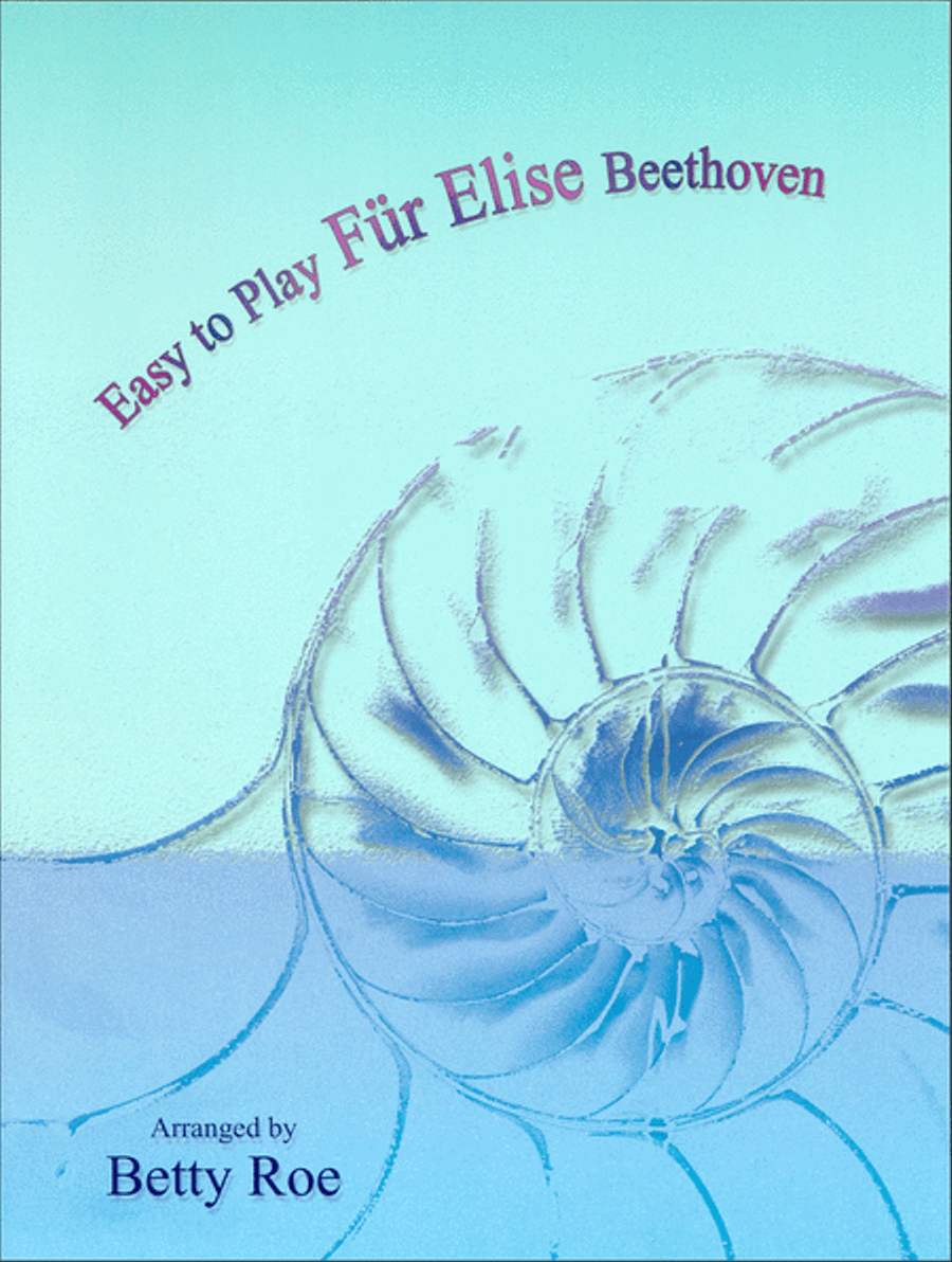 Easy to Play Fur Elise Easy Piano scores gallery preview page 1