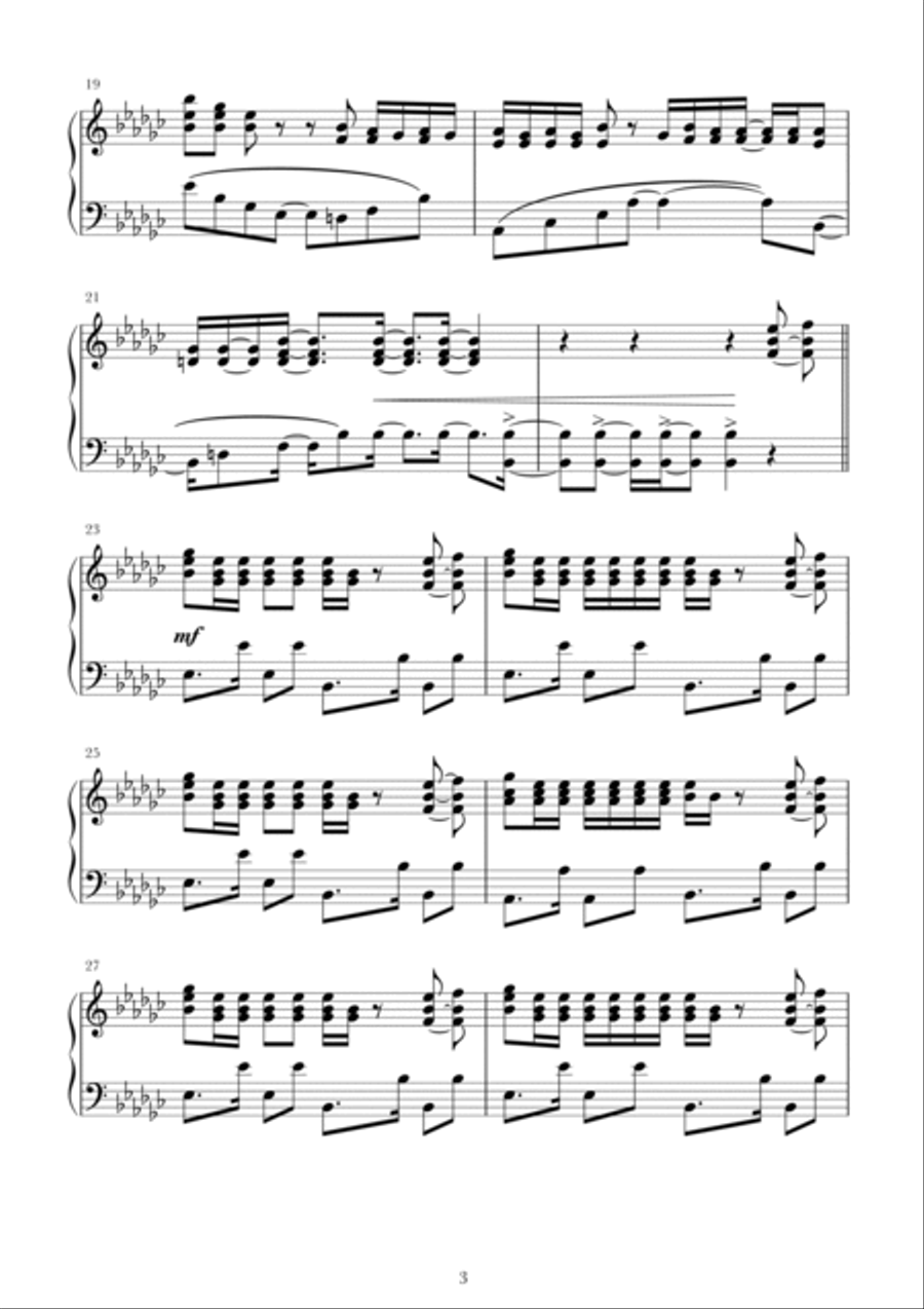 16 Shots Piano Solo scores gallery preview page 3