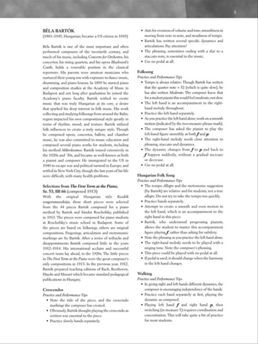 The 20th Century - Elementary Level Piano Solo scores gallery preview page 5