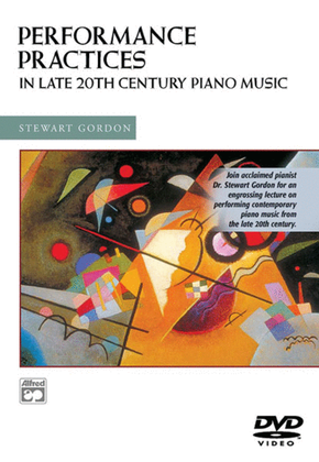 Book cover for Performance Practices in Late 20th Century Piano Music