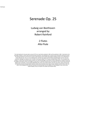Serenade Op. 25