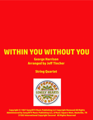 Book cover for Within You Without You