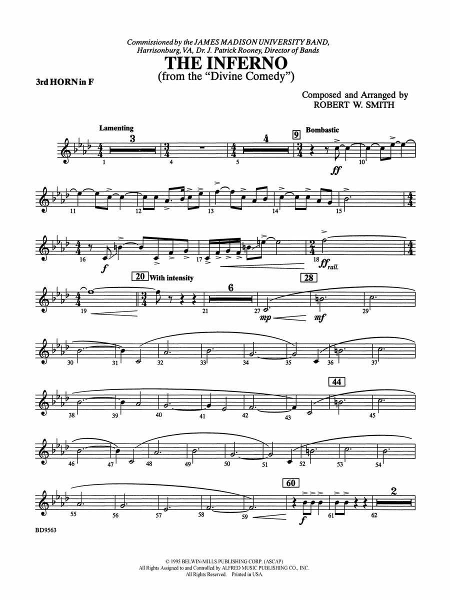 The Inferno: 3rd F Horn