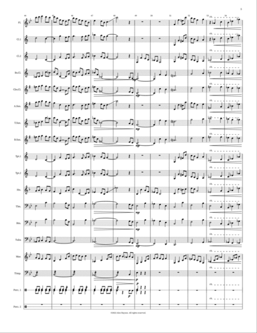 Dream Concert Band scores gallery preview page 5