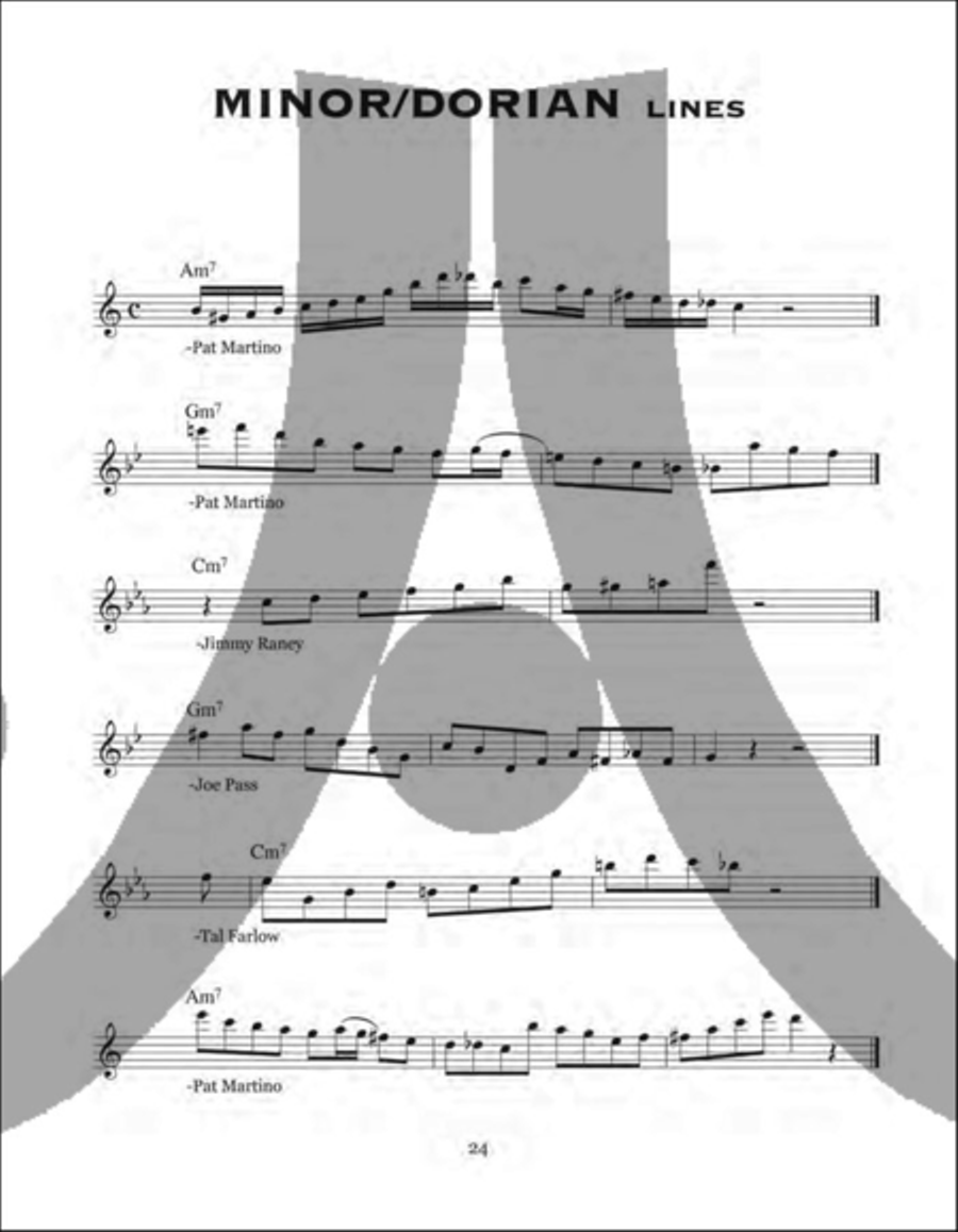 Jazz Guitar Lines Of The Greats Electric Guitar scores gallery preview page 4