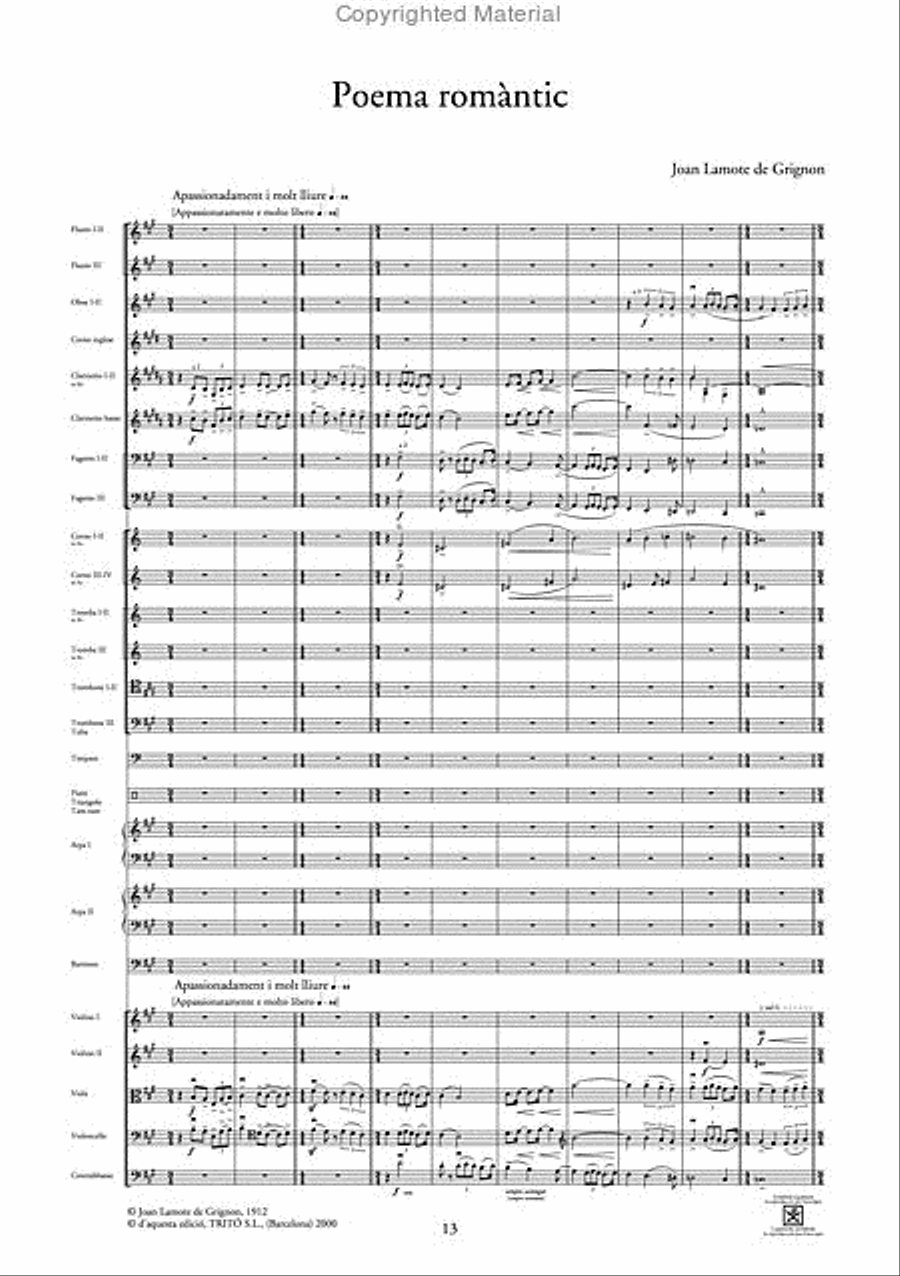 Poema romàntic Poema romàntic Harp scores gallery preview page 2