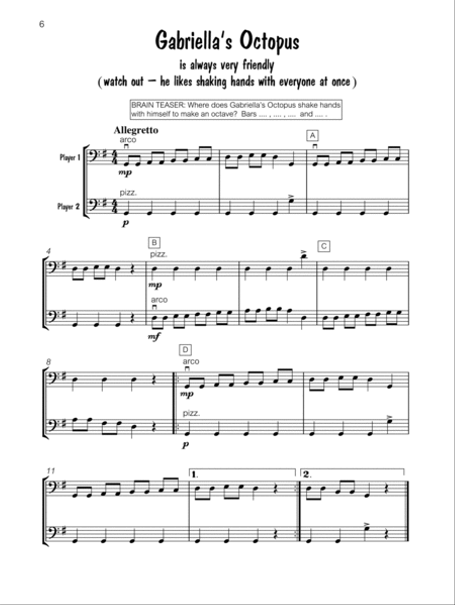 Superduets for Cello, Book 2 String Duet scores gallery preview page 3