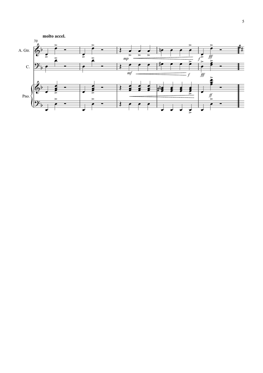In the Hall of the Mountain King for Guitar and Cello Duet String Duet scores gallery preview page 5