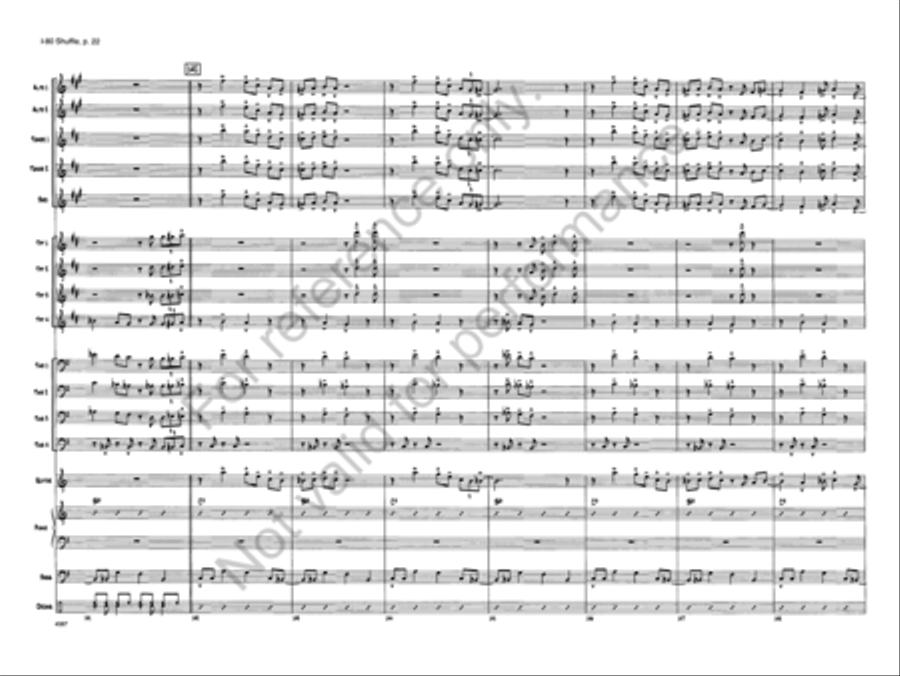 I-80 Shuffle I-80 Shuffle Jazz Ensemble scores gallery preview page 22