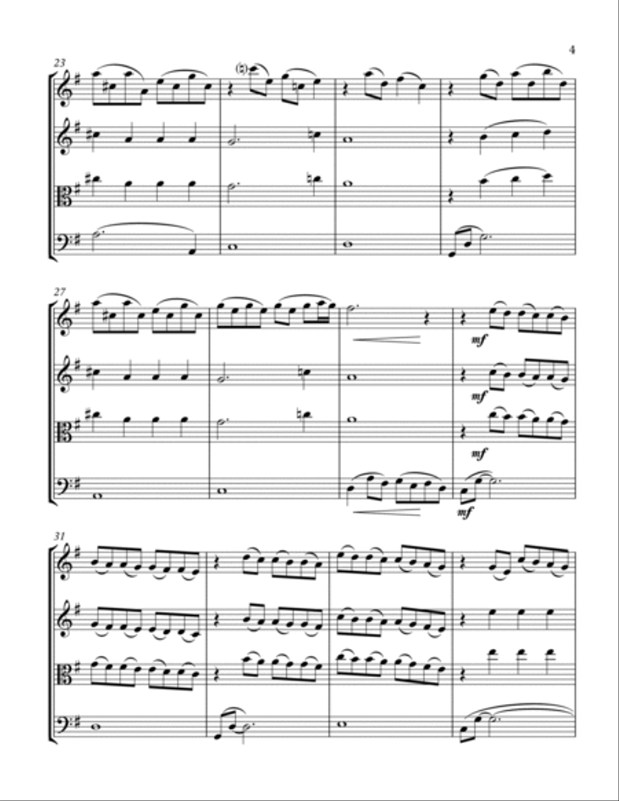 As Tears Go By String Trio scores gallery preview page 5