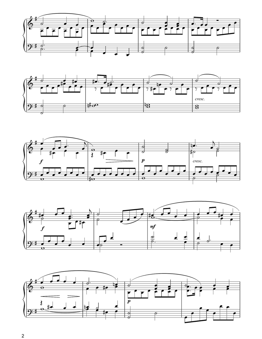 Panis Angelicus (O Lord Most Holy) Piano Solo scores gallery preview page 2