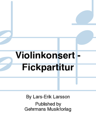 Violinkonsert - Fickpartitur