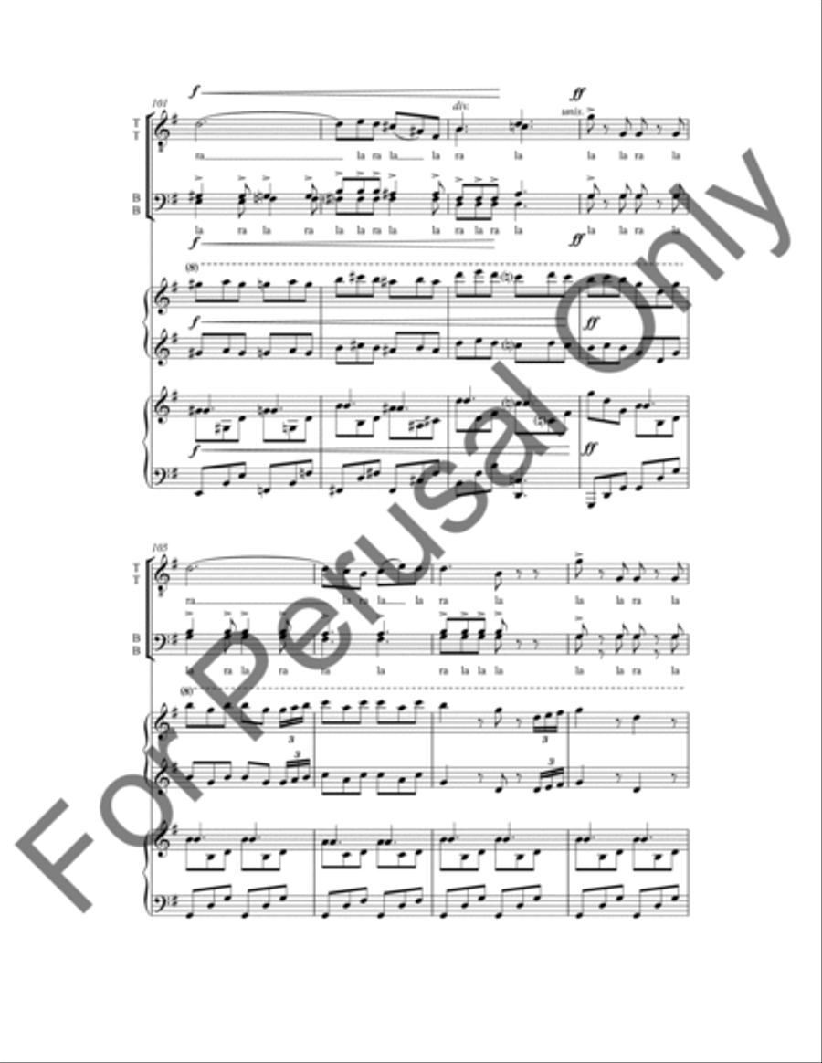 La Danza La Danza TTBB scores gallery preview page 10