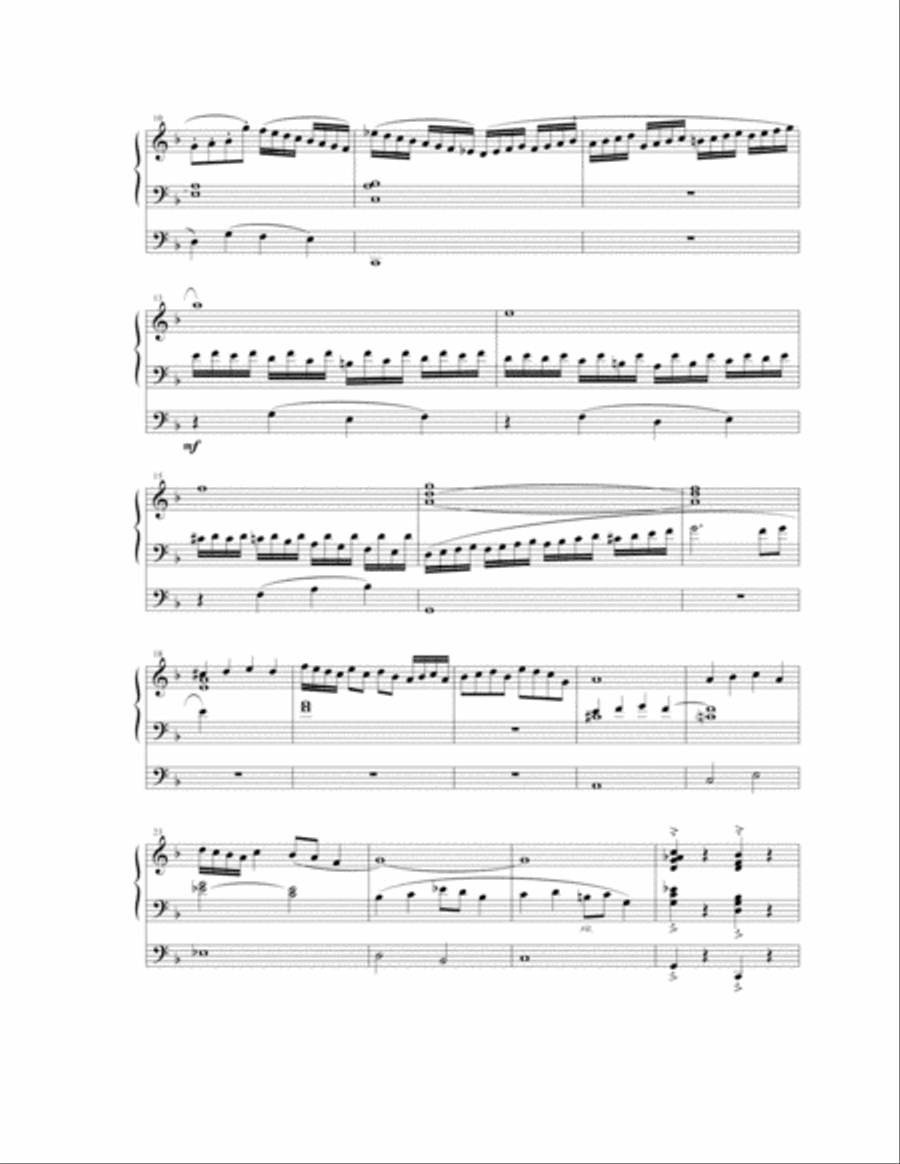 Prelude and Toccata in D Organ Solo scores gallery preview page 5