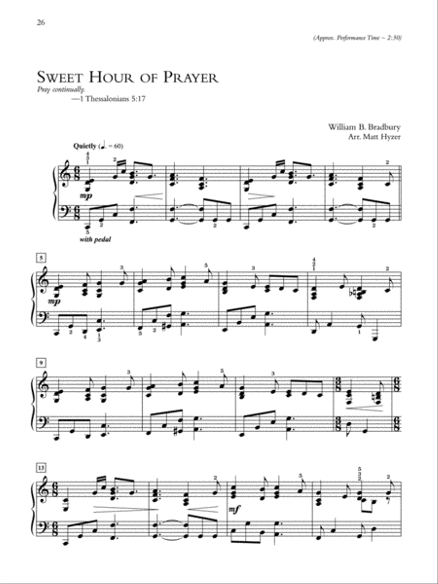 Hymns for the Spirit Piano Solo scores gallery preview page 3
