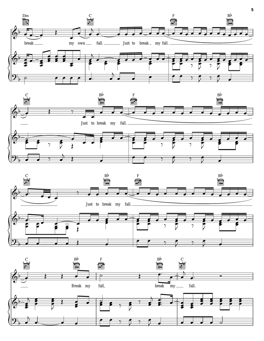 Fidelity Fidelity Piano, Vocal, Guitar scores gallery preview page 5