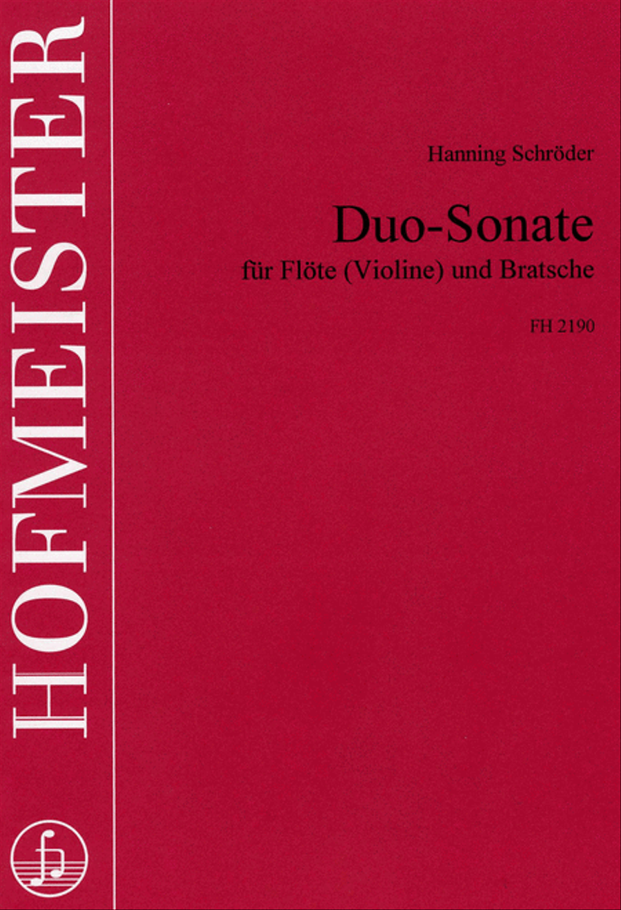 Duo-Sonate Flute scores gallery preview page 1