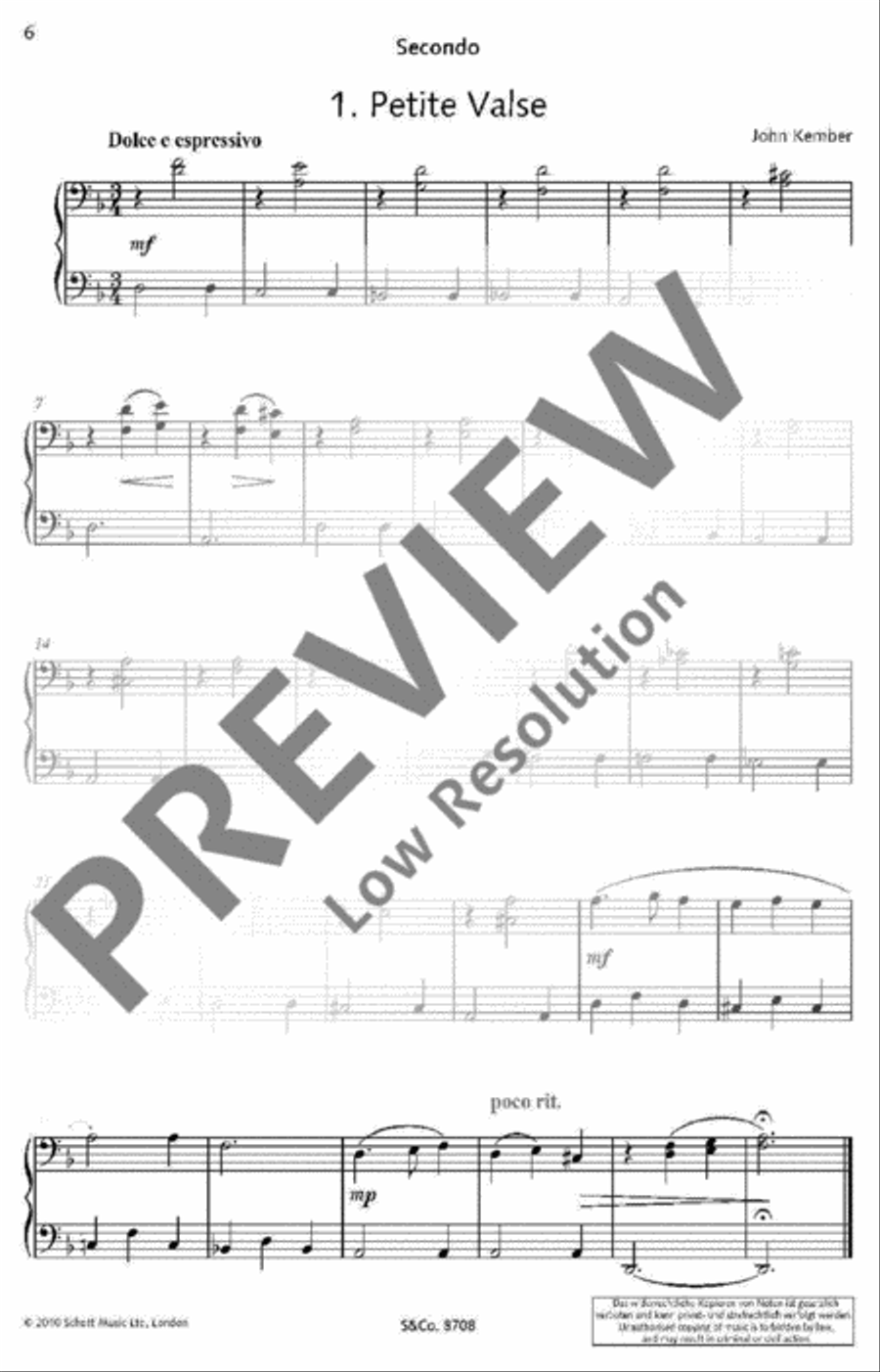 Just for Two Easy Piano scores gallery preview page 4