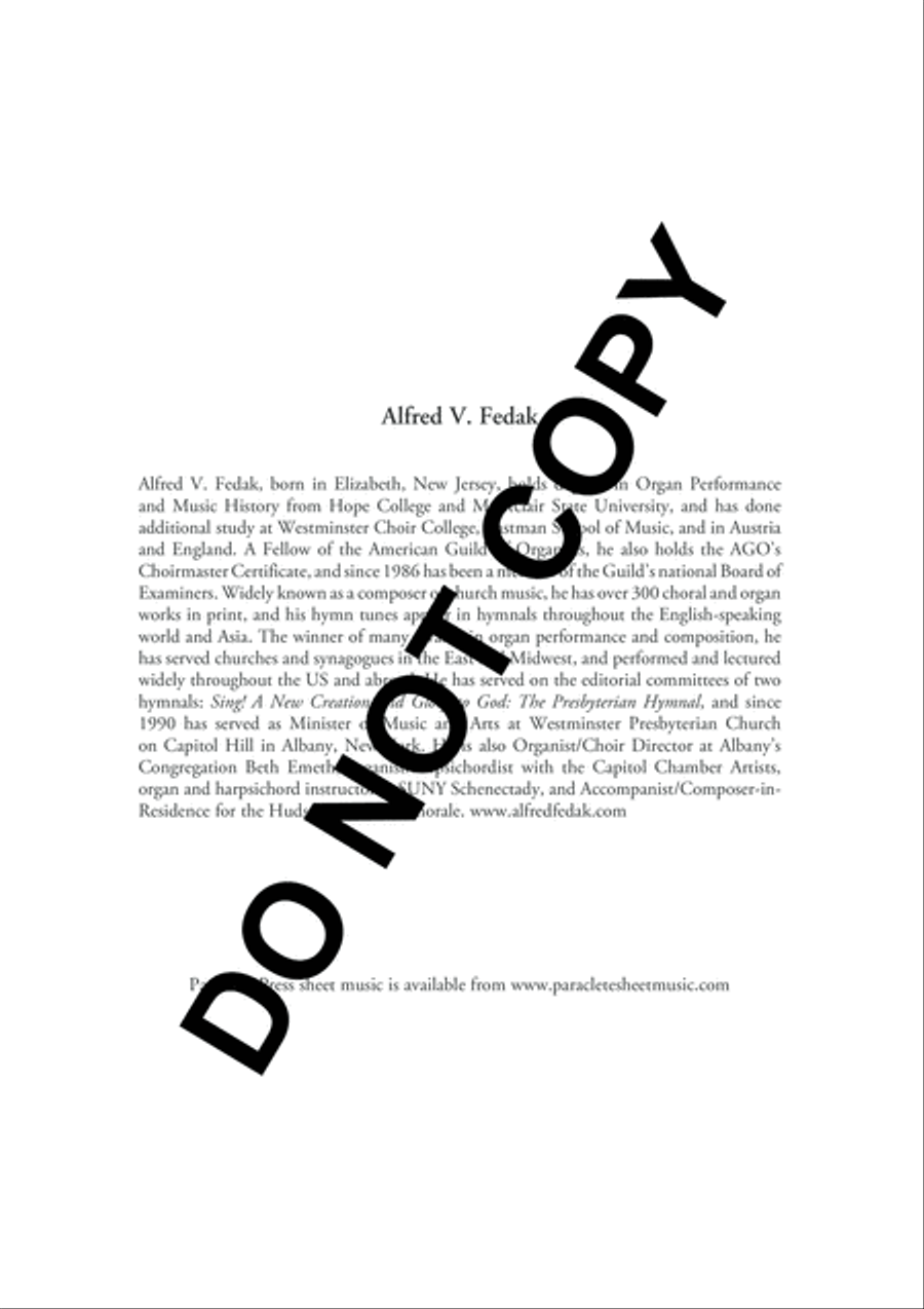 The Bristol Preces and Responses 4-Part scores gallery preview page 3