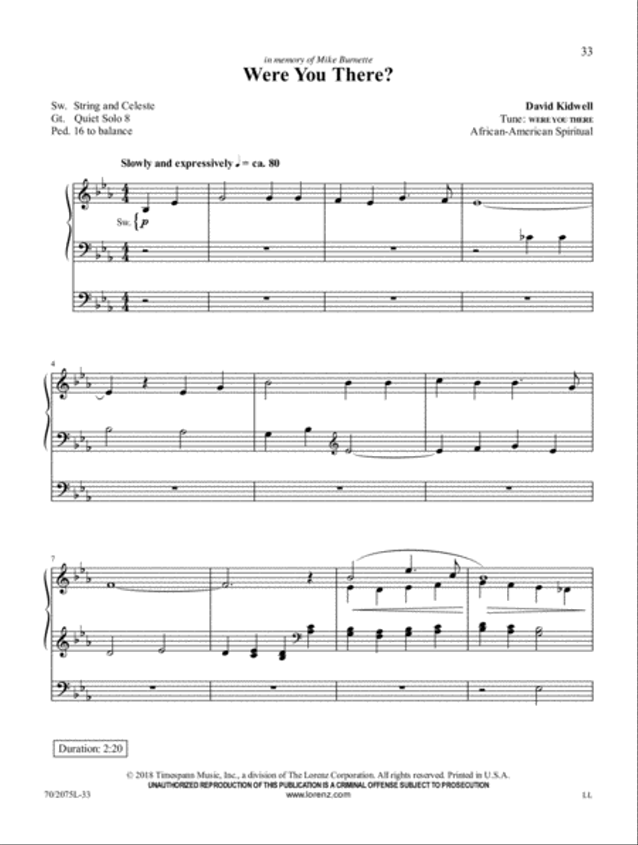 That Promised Land Organ Solo scores gallery preview page 11