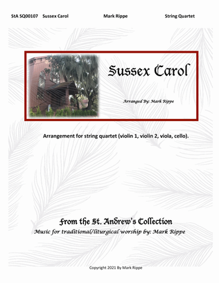 Book cover for Sussex Carol (StA SQ00107)