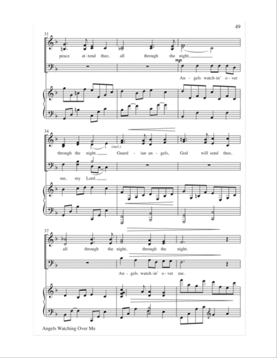 Sing with the Angels!- Score 4-Part scores gallery preview page 52