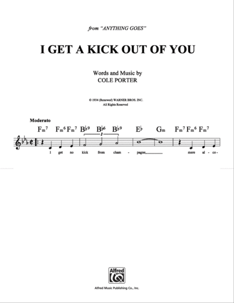 I Get a Kick Out of You School and Community scores gallery preview page 1