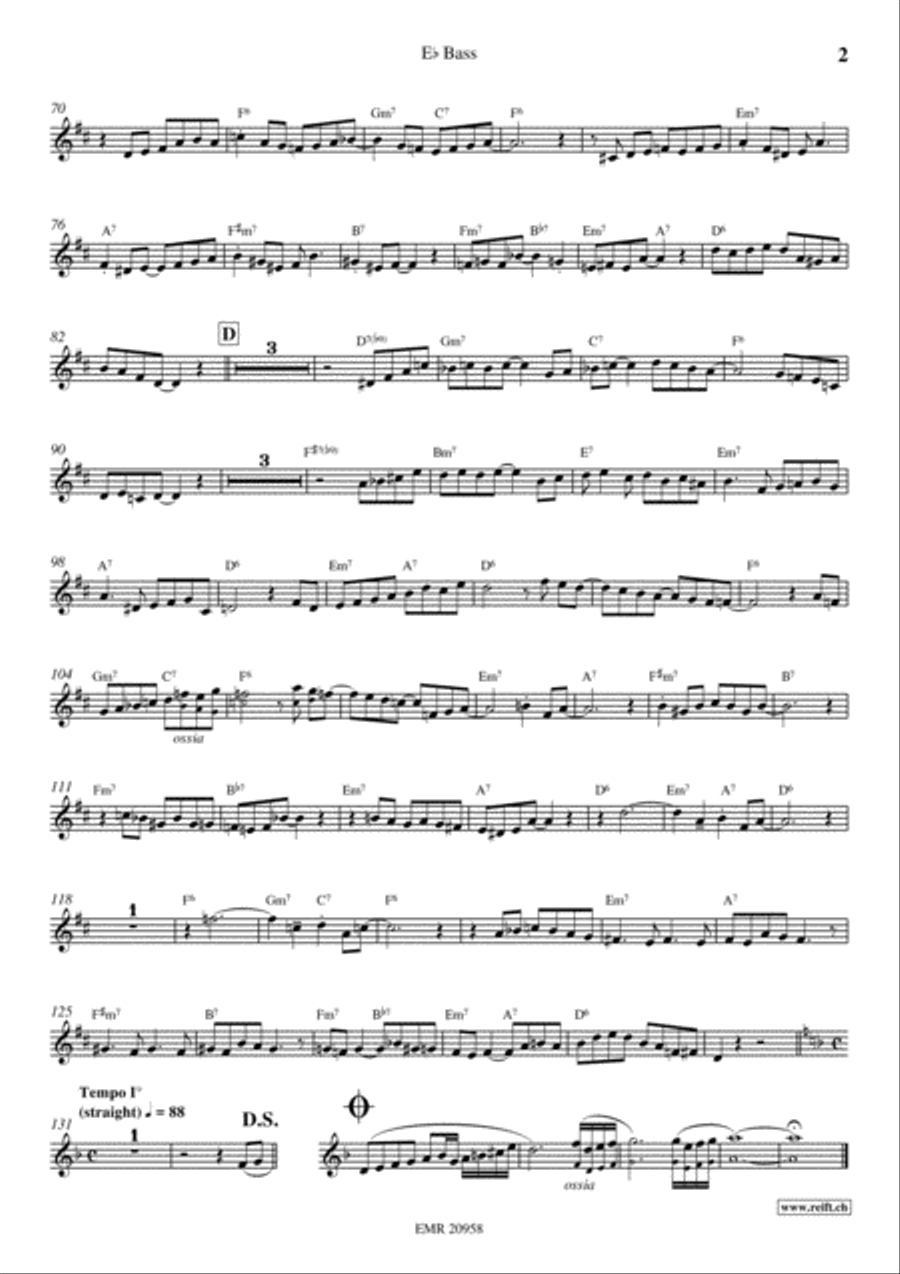 Wild And Blue Piano Accompaniment scores gallery preview page 3