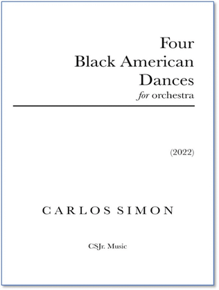 Book cover for Four Black American Dances