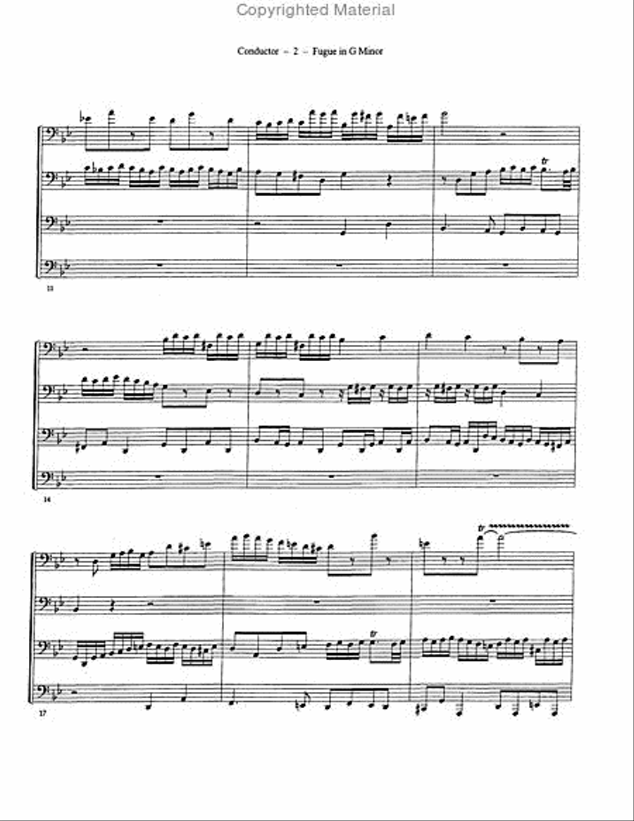 Fugue in G Minor (