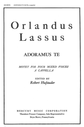Book cover for Adoramus te