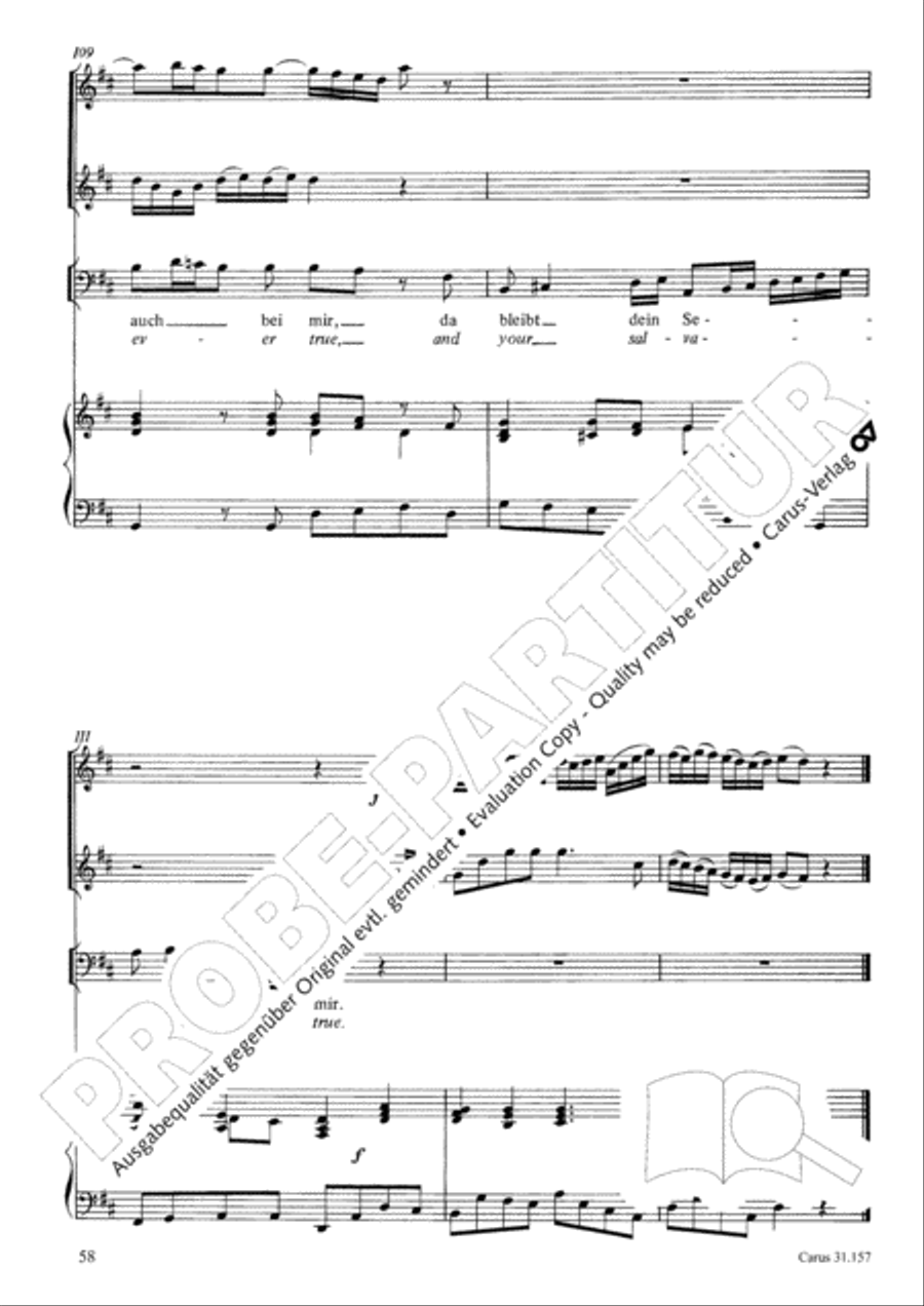 Lord, do not depart until I am blessed (Ich lasse dich nicht, du segnest mich denn) TB scores gallery preview page 59