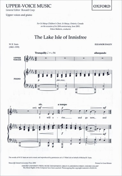 The Lake Isle of Innisfree image number null