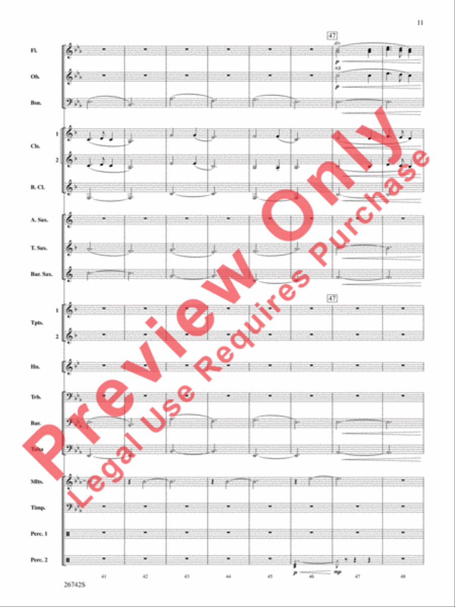 A Christmas Festival Concert Band scores gallery preview page 12