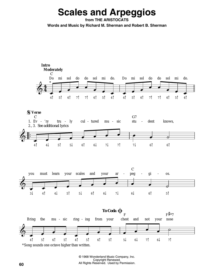 Scales And Arpeggios Harmonica scores gallery preview page 1