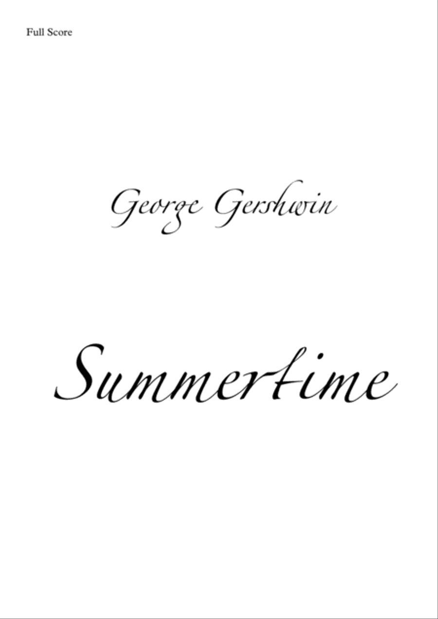 Summertime Brass Ensemble scores gallery preview page 1