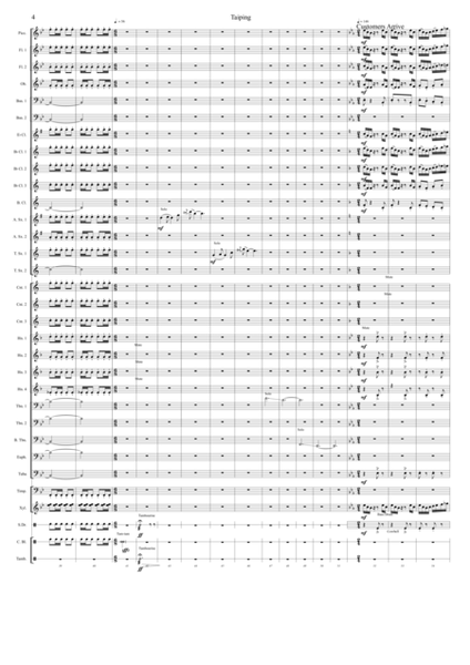 TAIPING - Symphonic Suite for Concert Band in 4 Movements