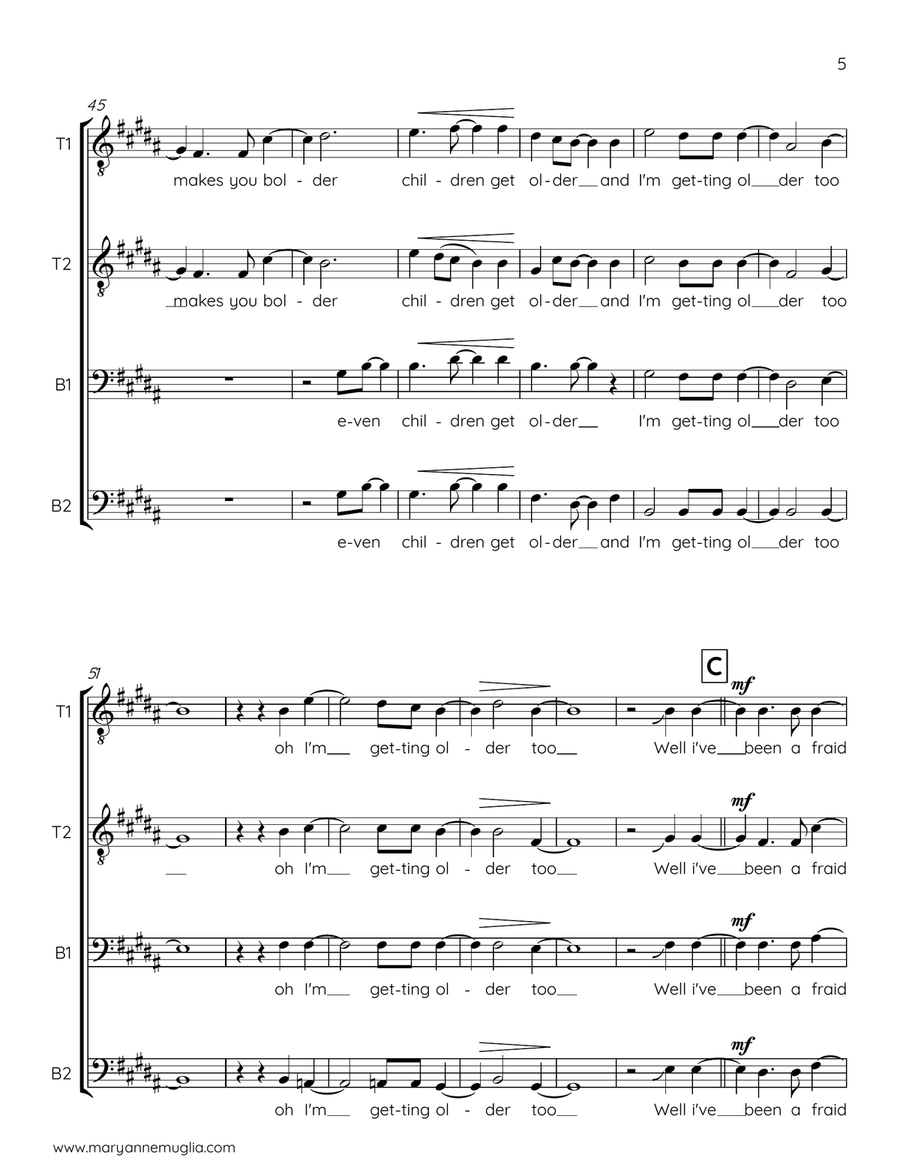 Landslide TTBB scores gallery preview page 5