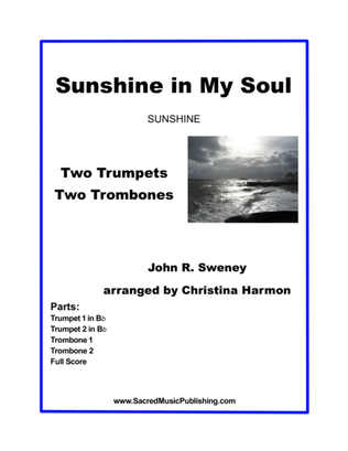 Book cover for Sunshine in My Soul – Brass Quartet