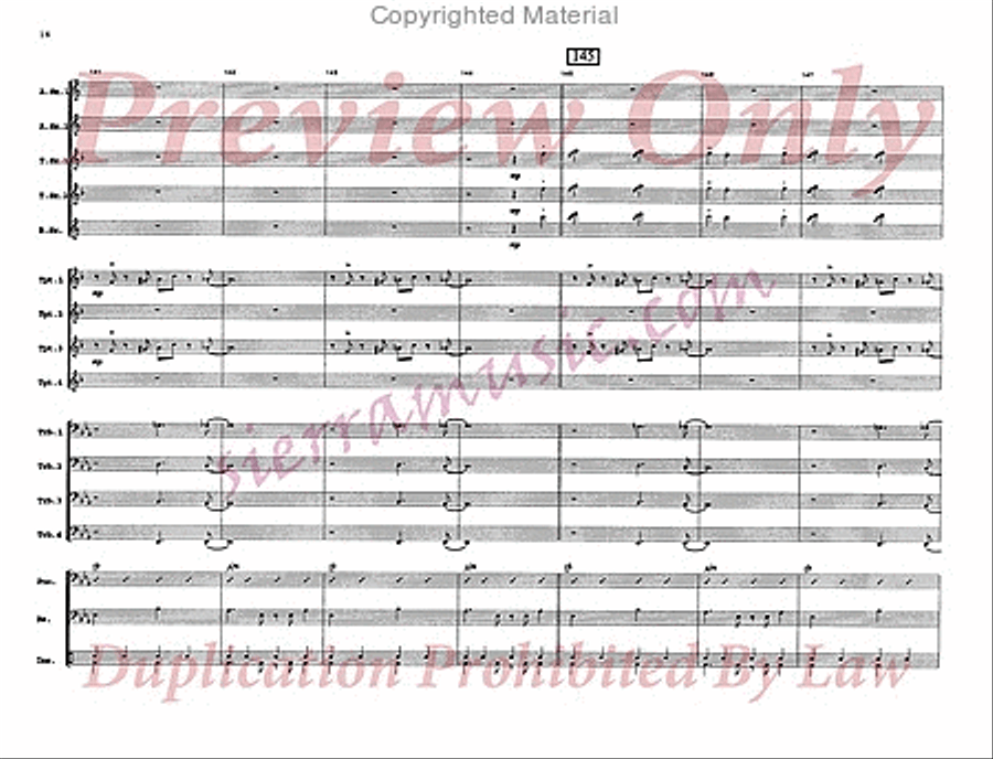Ol' Man River Big Band scores gallery preview page 17