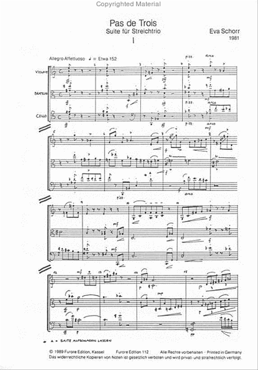 Pas de Trois String Trio scores gallery preview page 2