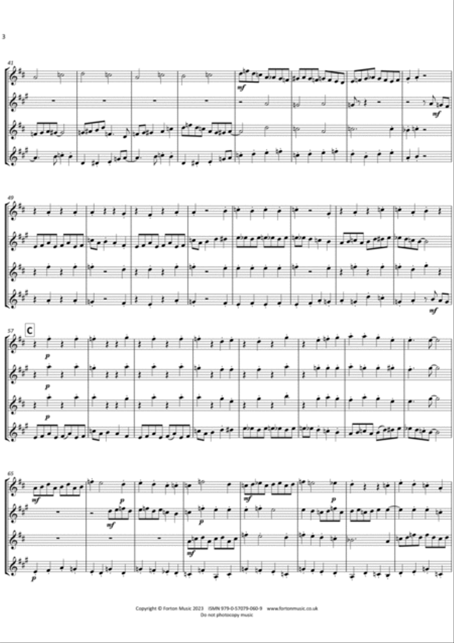 Jazz in the Streets Set of Parts scores gallery preview page 4