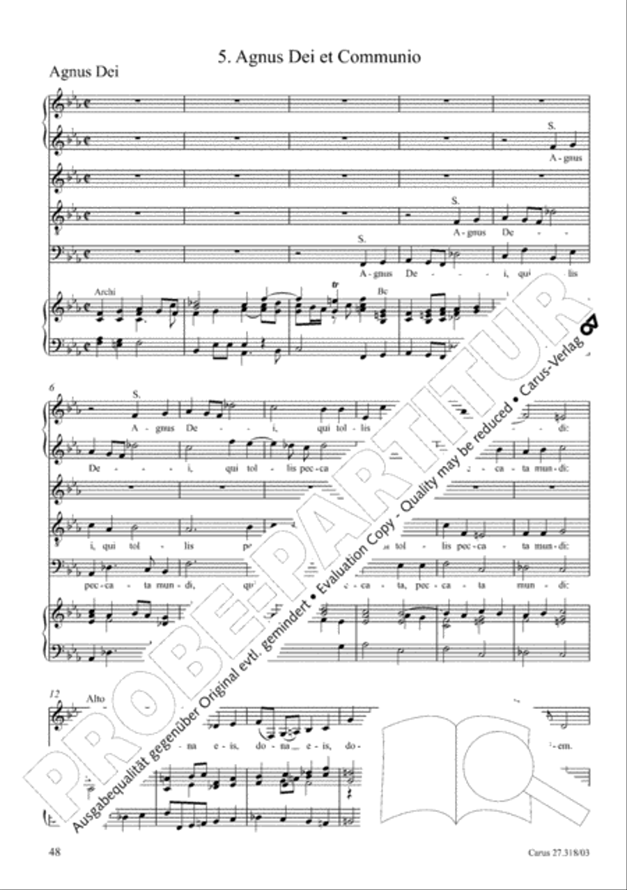 Requiem in F minor SSATB scores gallery preview page 49