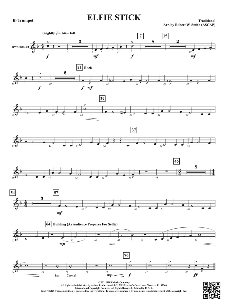 Elfie Stick: 1st B-flat Trumpet