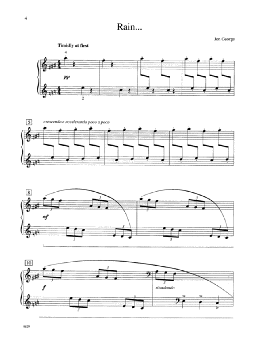 A Day in the Forest Easy Piano scores gallery preview page 4
