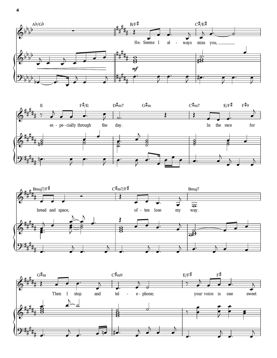 Bring All Your Love Along Piano, Vocal, Guitar scores gallery preview page 4