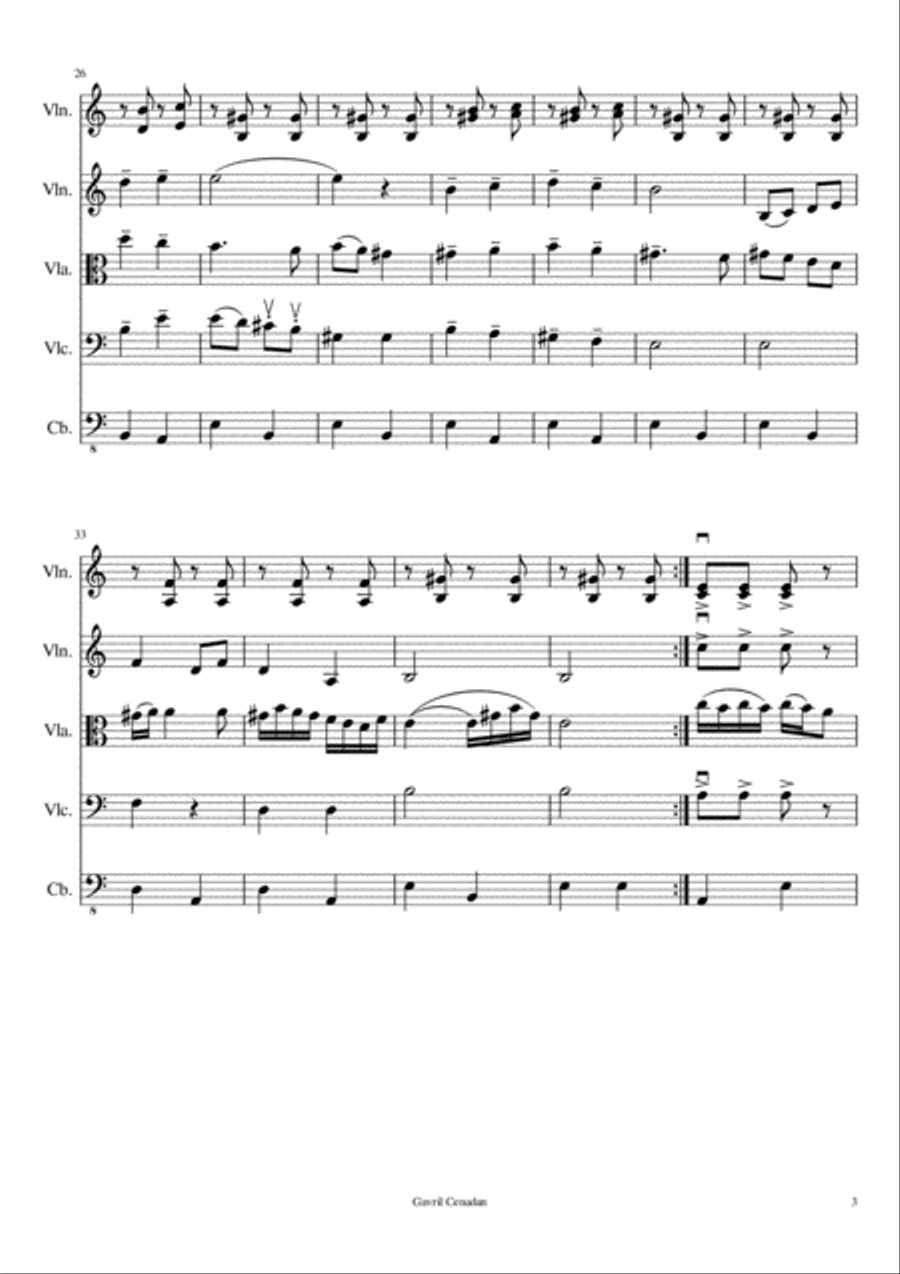 At the Rabbi's Feast At the Rabbi's Feast String Quartet scores gallery preview page 4