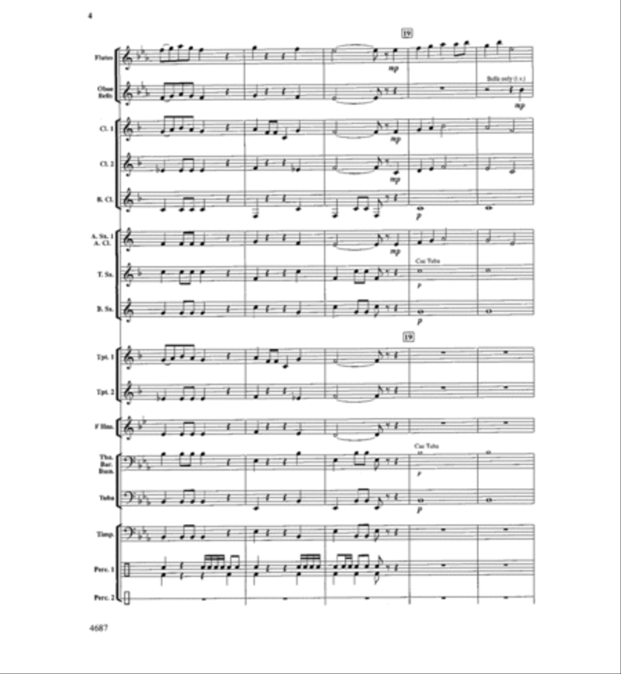 High Falls Overture Concert Band scores gallery preview page 5