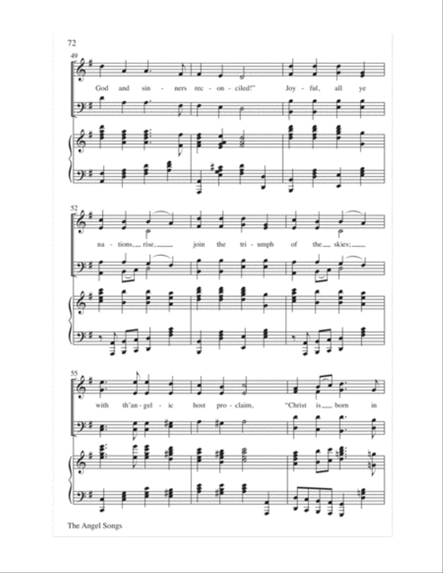 Sing with the Angels!- Score 4-Part scores gallery preview page 75