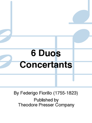 6 Duos Concertants